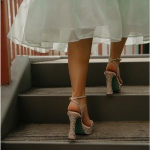 Betsey Johnston Rhinestone Heels